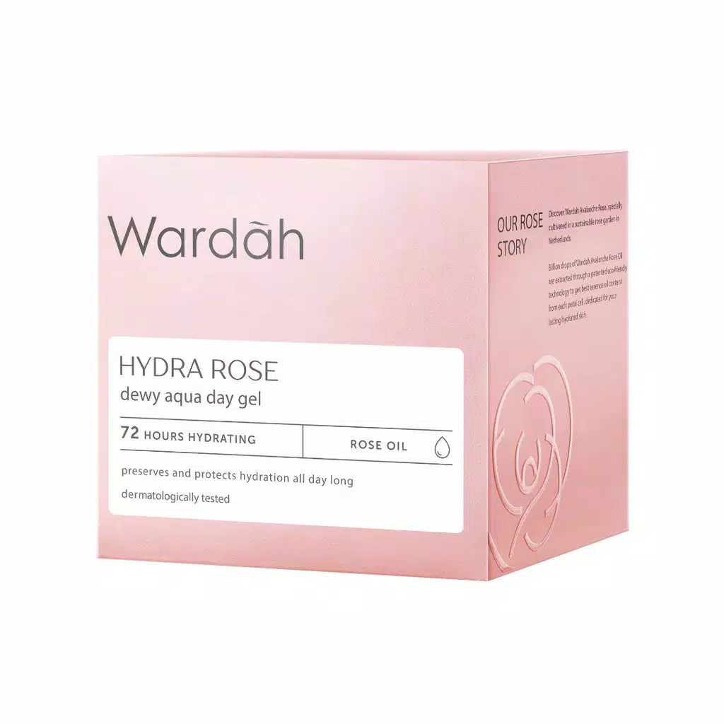 ❣️Rakkistore99❣️Wardah Hydra Rose Dewy Aqua Day Gel 40g (100% Original)