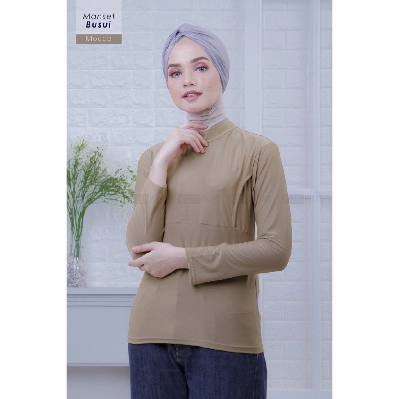 Manset Baju Kaos Busui / Manset Baju Ibu Menyusui Bahan Jersey