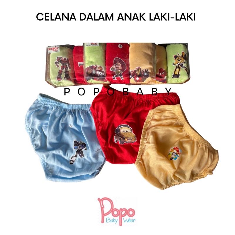 Celana Dalam / CD Anak Laki-Laki (1pcs/ bahan katun)