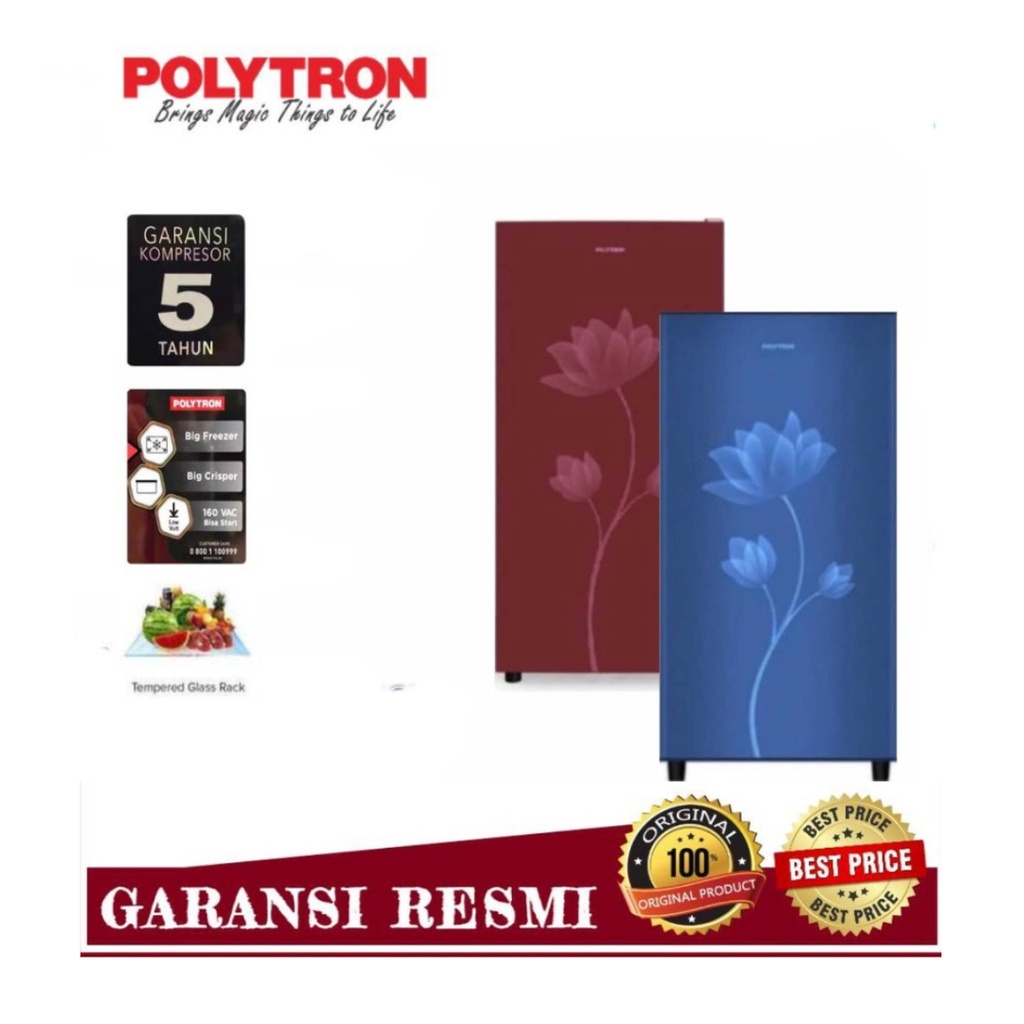 Polytron Kulkas 1 Pintu PRB 159 / Polytron  1 Pintu PRB159 PRB 159