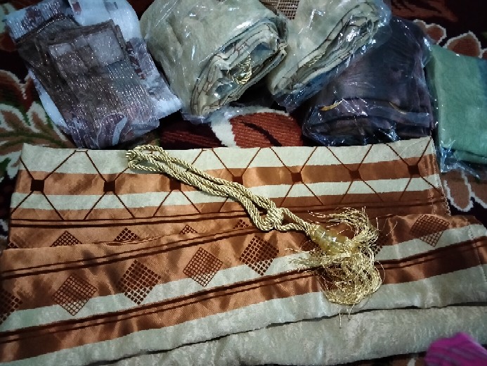 Gorden Hordeng Bludru Import 4 Warna Jendela Pintu Mewah