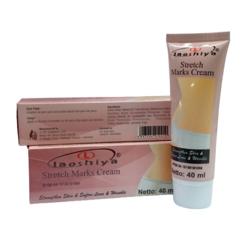 CREAM LAOSHIYA STRETCH MARKS CREAM BPOM 400.ml