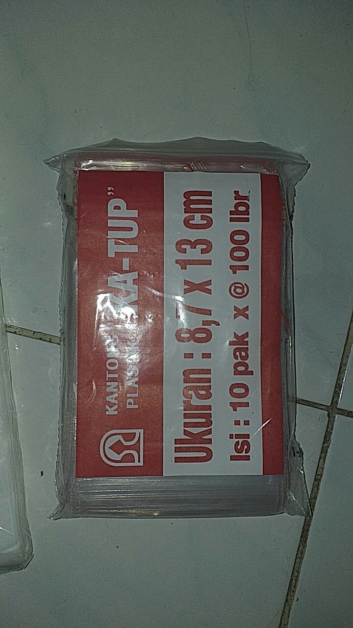 Kantong Plastik Klip 8.7x13 Isi 100. Klip Serbaguna
