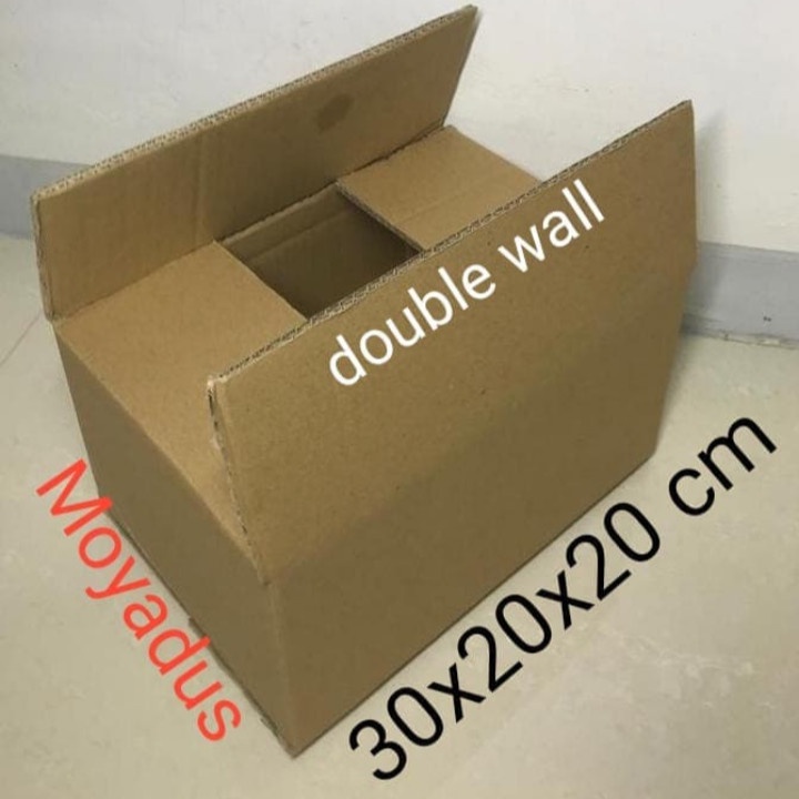 

kardus/karton/box Uk. 30x20x20cm Double Wall