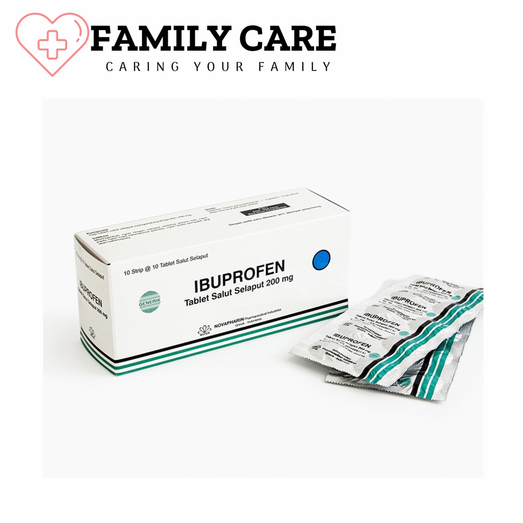 Jual Ibuprofen Tab 200Mg Nova Isi 100 Indonesia|Shopee Indonesia