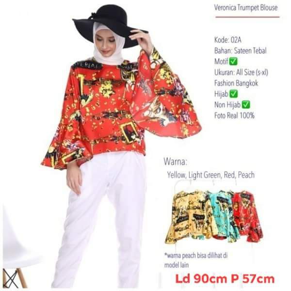Veronica Trumpet Blouse 02A