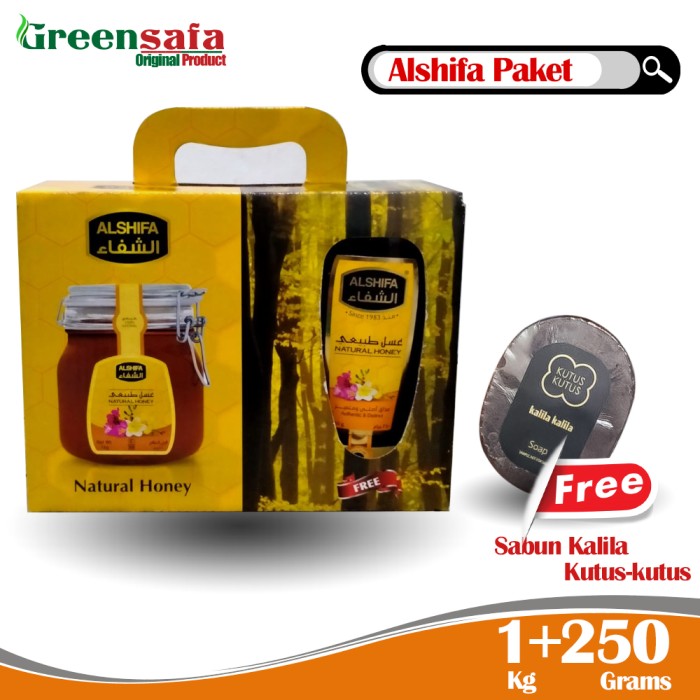 

MADU ARAB AL SHIFA 1 KG FREE AL SHIFA 250 GRAM NATURAL HONEY ORIGINAL