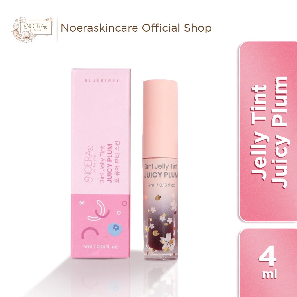 Noera 3 in 1 Jelly Tint Juicy Plum BPOM Liptint