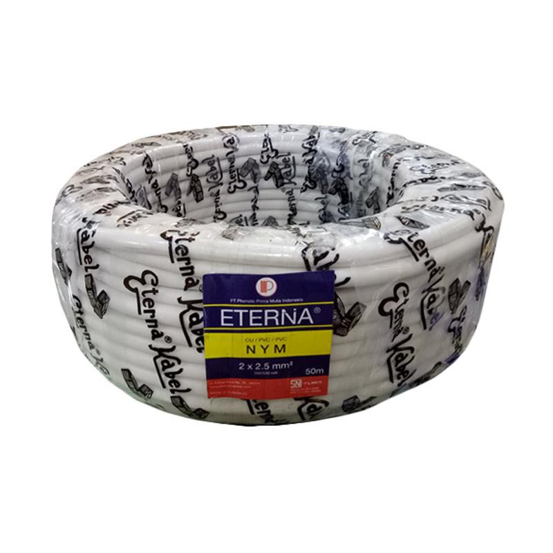 KABEL ETERNA NYM 2x2,5 NYM BATANG TEMBAGA KABEL LISTRIK PUTIH
