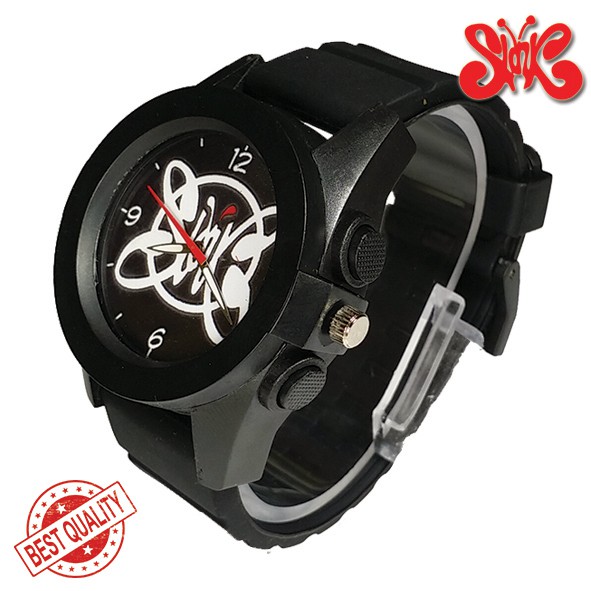 (HOT ITEM) JAM TANGAN SLANK CLASSIC SPORT ( bg HITAM )