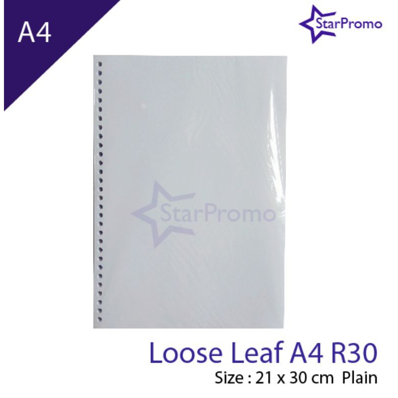 

Sy Loose Leaf A4 Ring 30 Isi 100 Kertas File Murah