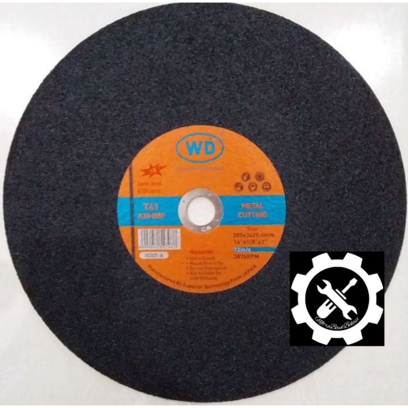 WD Batu gerinda potong besi 14 inch / cutting wheel 14"