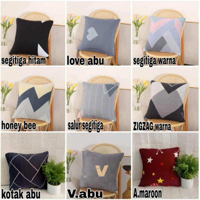 Sarung BANTAL motif import-PILLOW CASE elastic