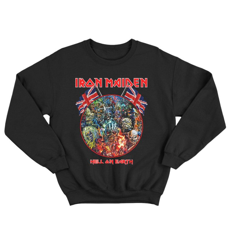 JAKET SWEATER CREWNECK - IRON MAIDEN / UNISEX / COD