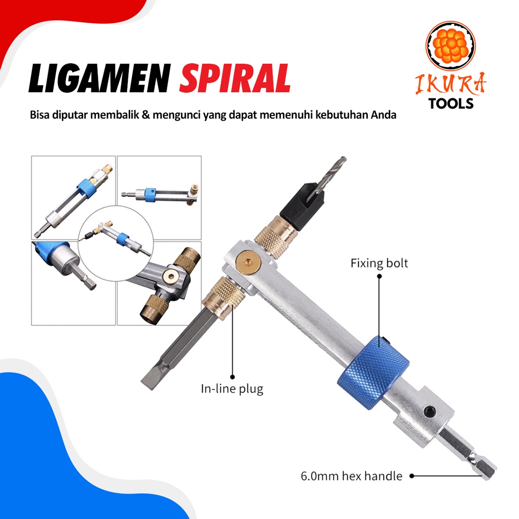 IKURA SDS201 Mata Bor Obeng Set 20pcs Screwdriver Bit Flip Bolak Balik