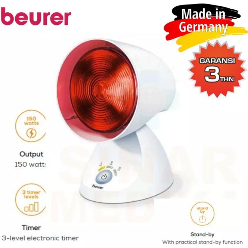 Lampu Infrared Original Beurer IL35 / Lampu Terapi / Lampu Inframerah Beurer IL35 With Timer / Lampu Terapi Infrared