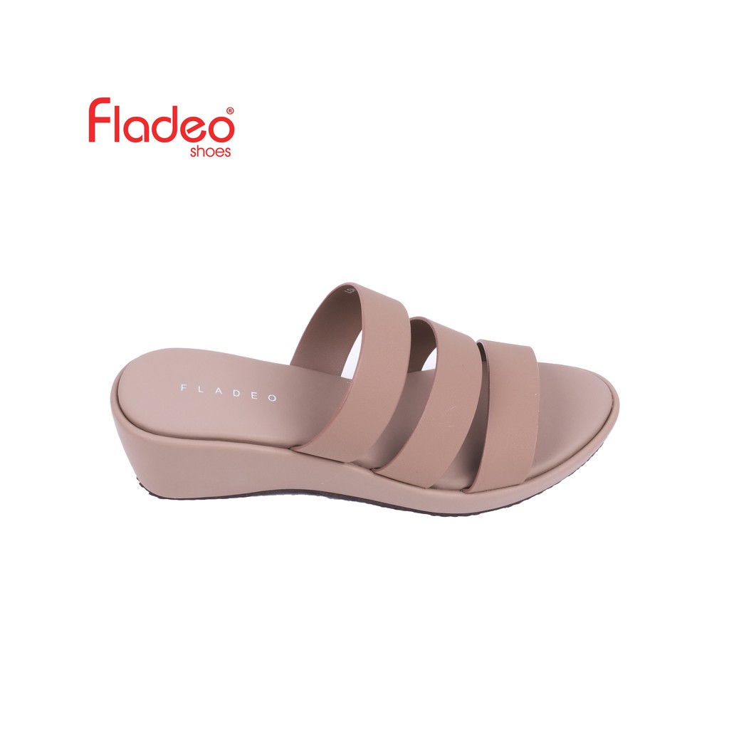 Fladeo C20/LDH83-3HI/sandal Wedges Slide Wanita [ Wedges Sandals ]-4