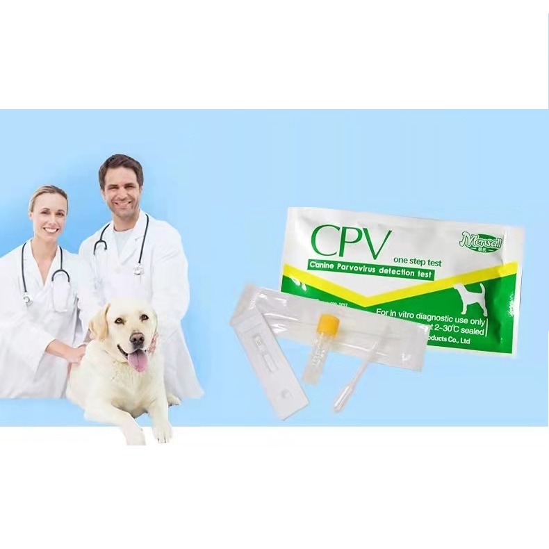 CPV CDV RBV FPV CCV FCOV Mensall Kertas Tester Uji Deteksi Parvo Virus Parvovirus Untuk Anjing Alat Tes Kit Anjing Parvo Distemper Rabies