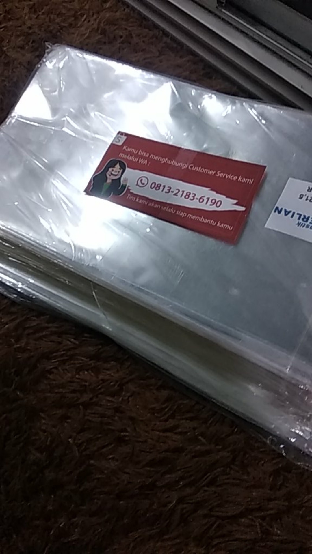 Plastik Opp 12 X 21,5 Cm 18 Mic 100lbr / Plastik Undangan / Pastik Souvenir