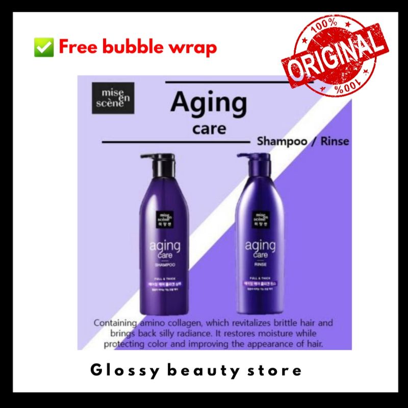 Mise En Scene Aging Care Shampoo 680ml anti aging rinse