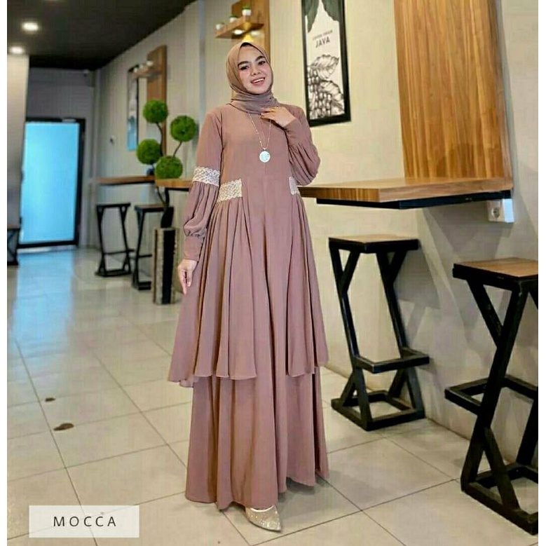 TERBARU HAZURA DRESS WANITA TERBARU GAMIS LEBARAN GAMIS BUSUI DRESS POLOS CERUTY BABYDOLL BAJU TERLA