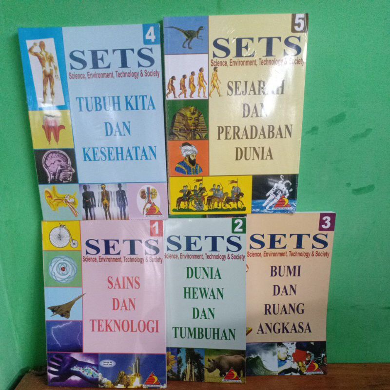 BUKU SETS science,Environment,Technology,& Society seri 1-5