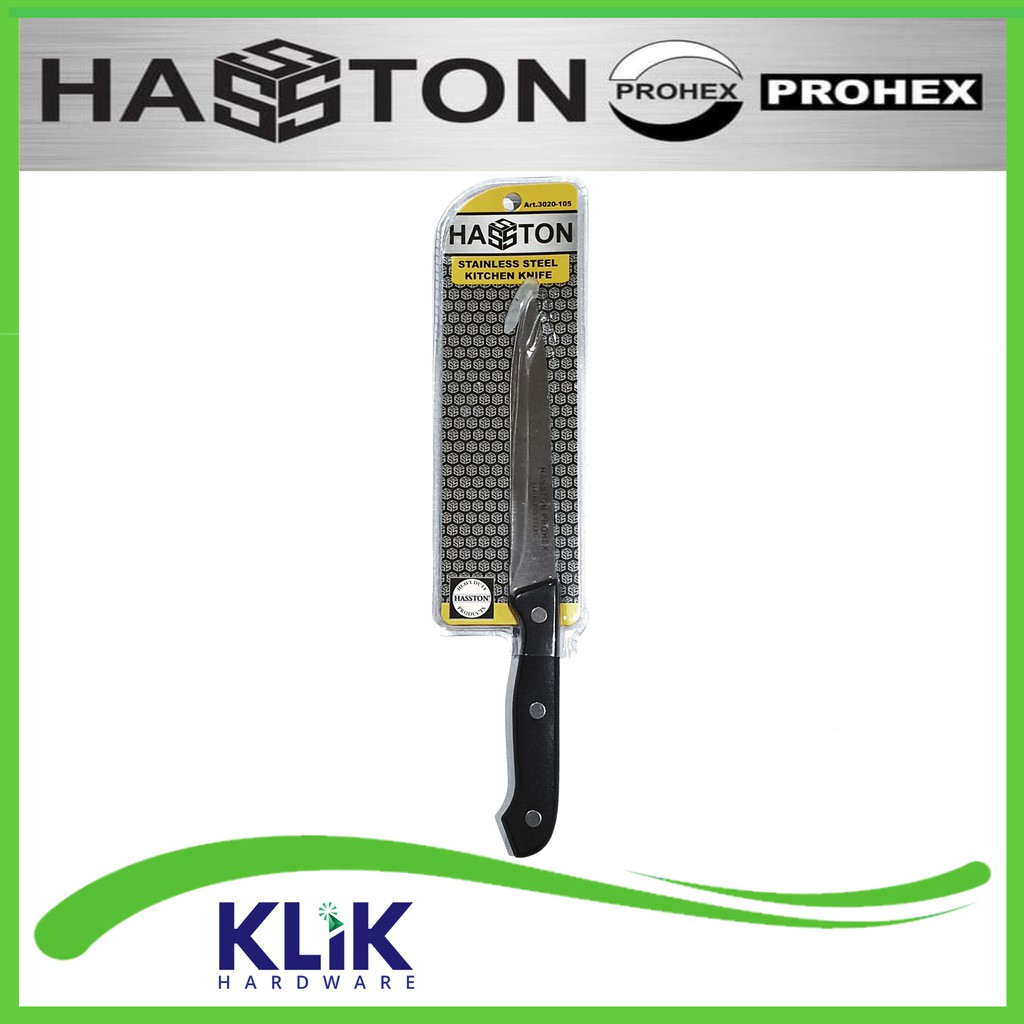 Hasston Prohex Pisau Dapur Stainless Steel Kitchen Knife 3020-105