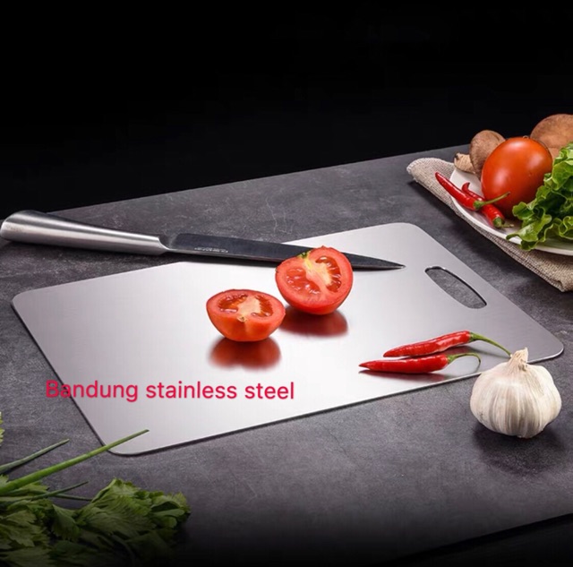 Sus 304 Talenan 45cm x 30cm cutting board stainless steel 4530