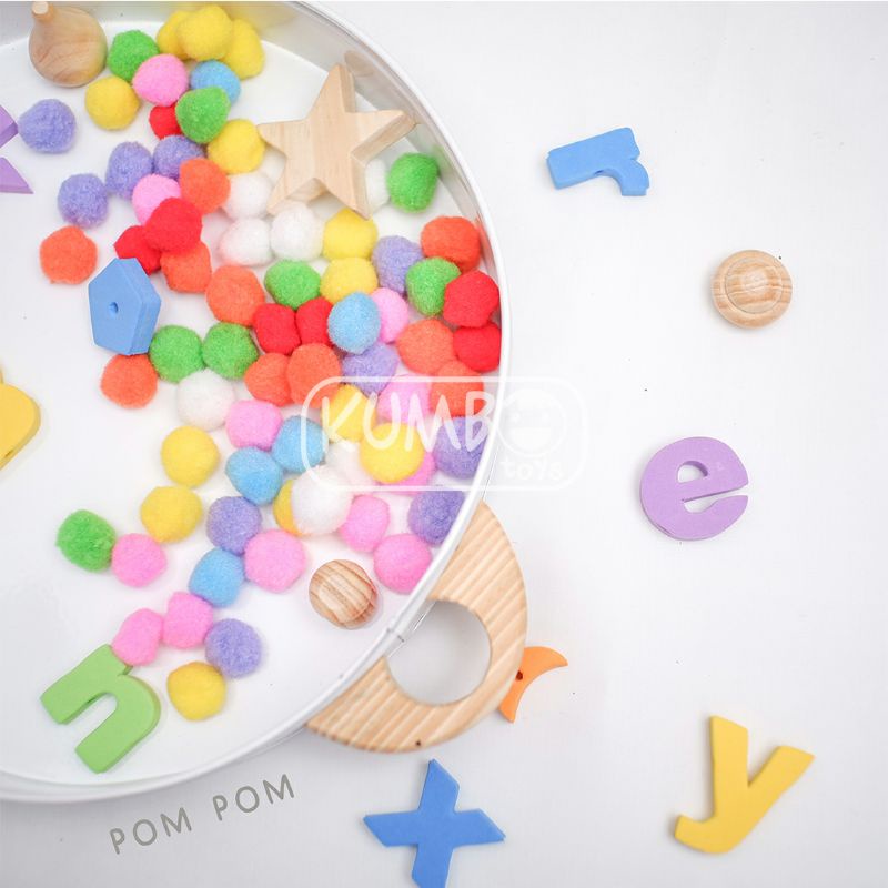 Pompom 2 cm isi 20 pcs