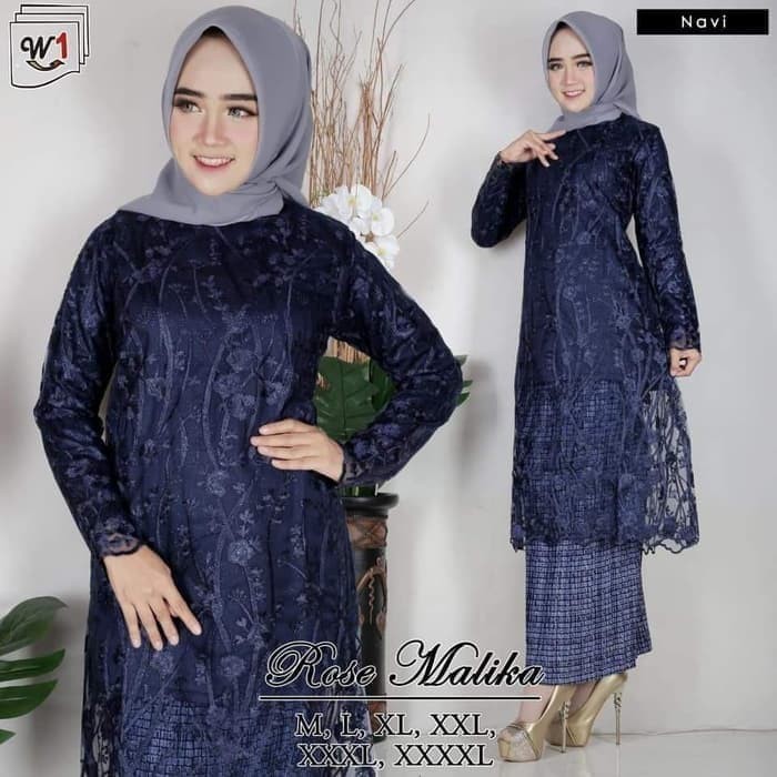 set kebaya rose malika berkualitas