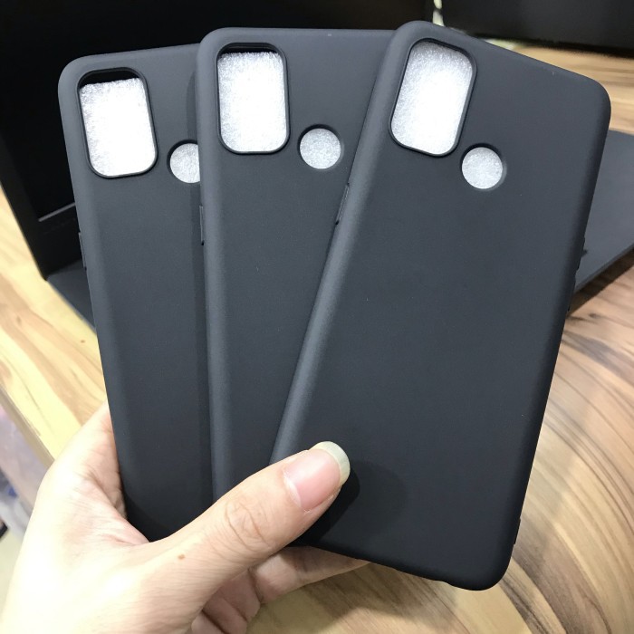 OPPO A53/A33 PREMIUM BLACK MATTE SOFT CASE 1.5MM