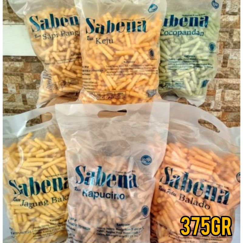 

Snack Sabena 375gr Kantong Besar Piknik