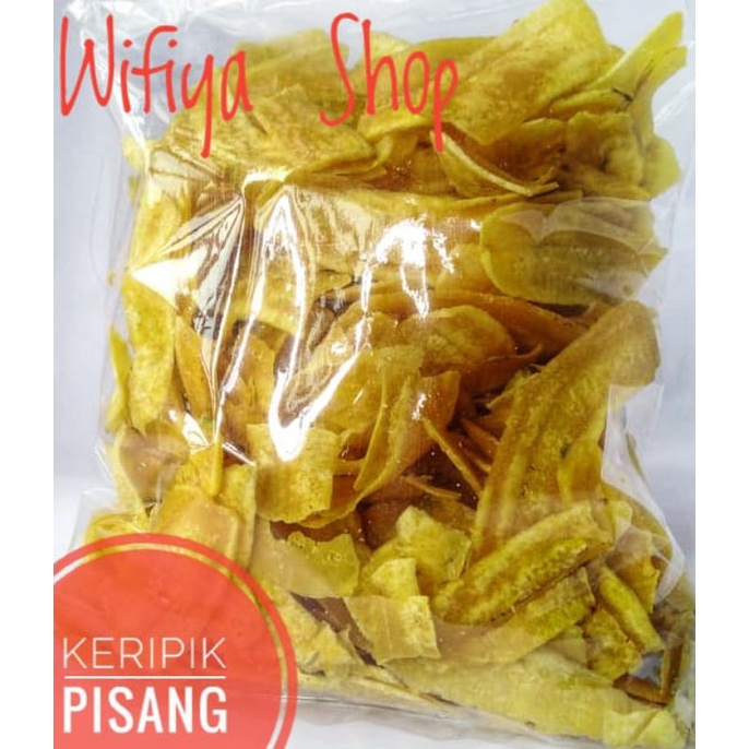 

Kripik Keripik Pisang Gurih 100 gram Makanan Ringan