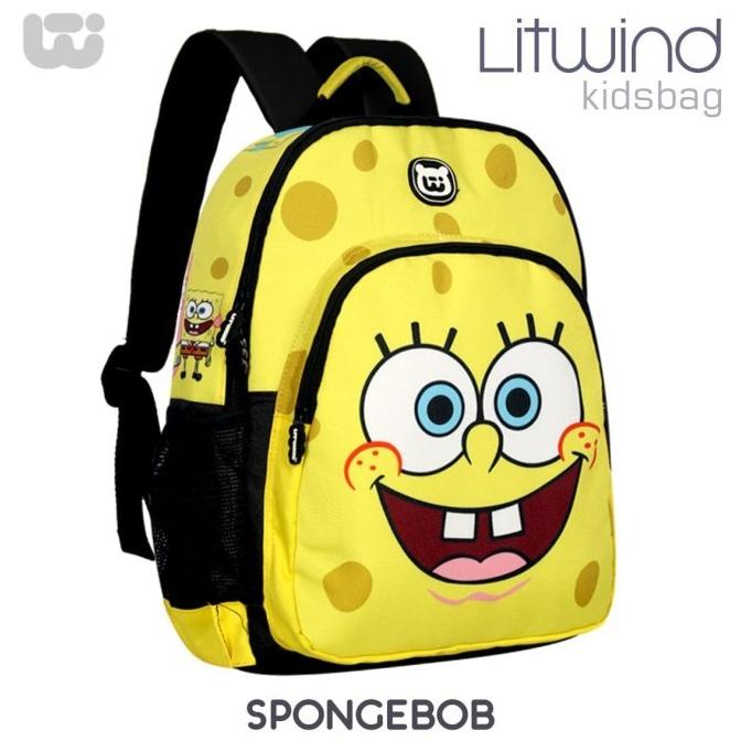 TAS ANAK KARAKTER KARTUN SPONGEBOB TAS SEKOLAH RANSEL ANAK TK SD GNGF6651