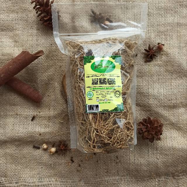 

Akar Wangi Kering - 100 GR / REMPAH / JSR / 100% MURNI