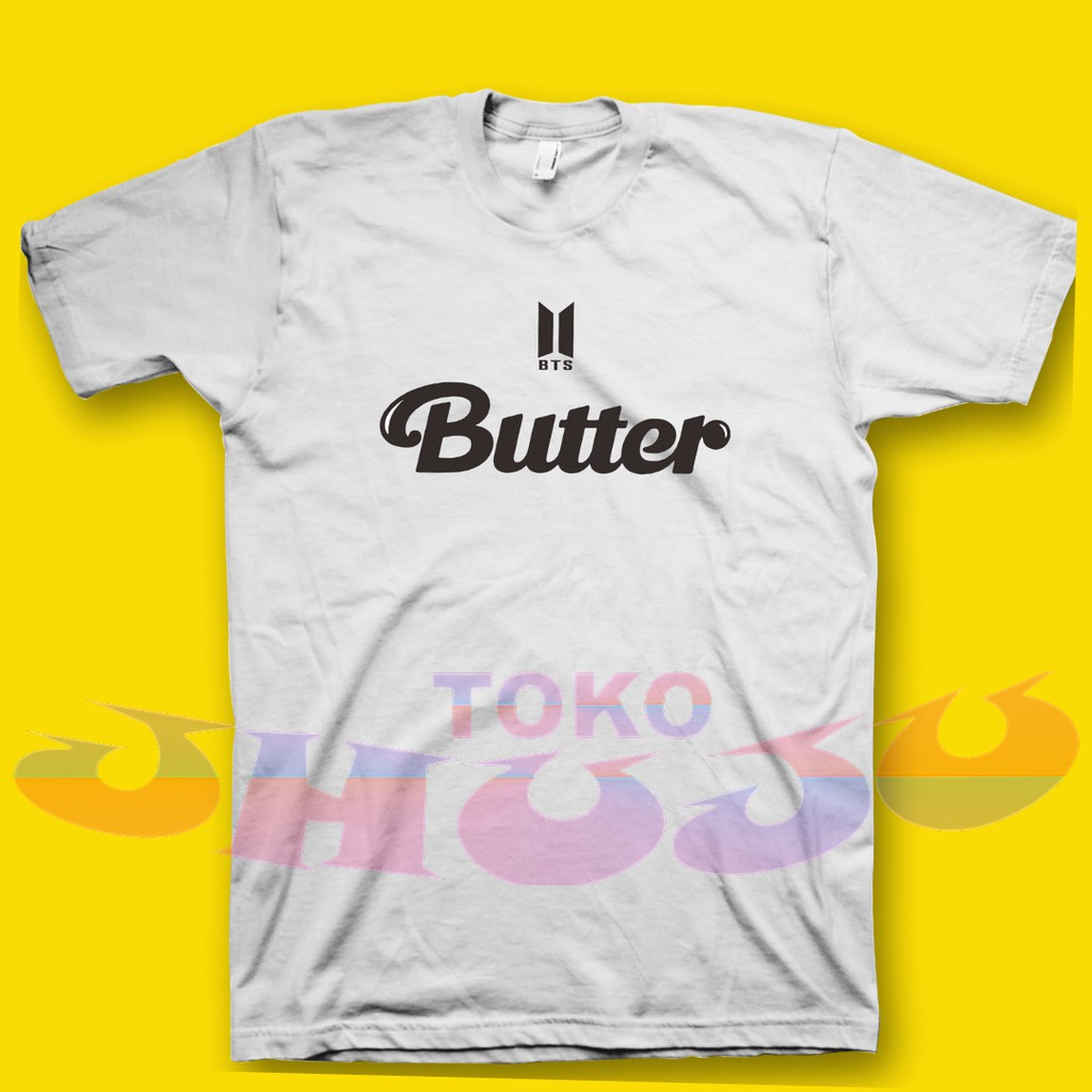 Baju T shirt BTS New Single BUTTER // baju kaos bts jungkook taehyung style