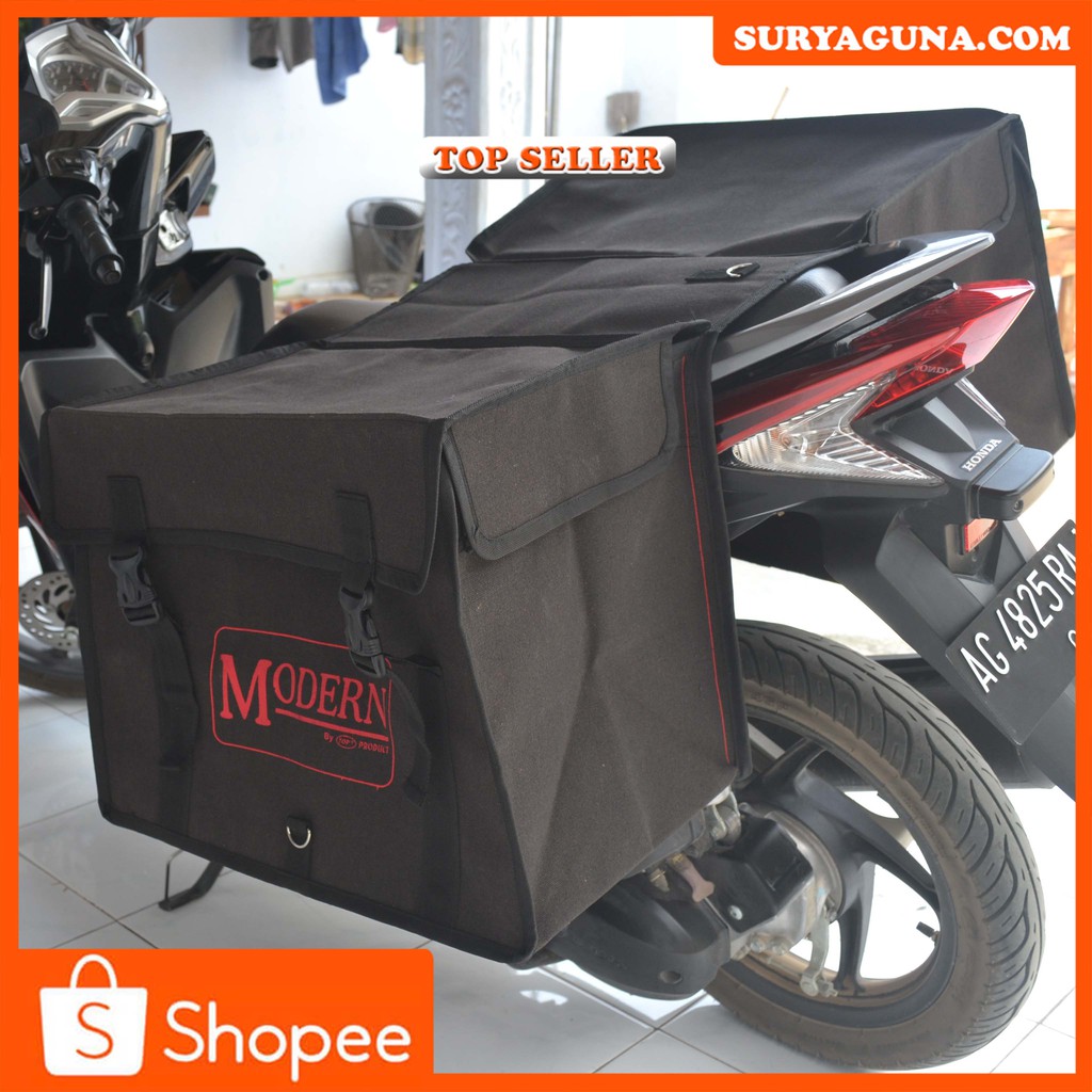 Tas Sales Motor Tas Motor Side Bag Motor Bahan Kanvas
