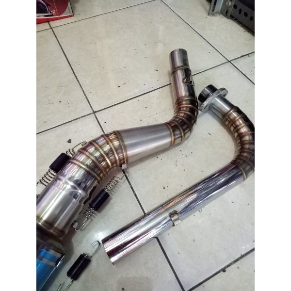 TOPPP knalpot racing cha stenlis 200cc mio mio j mio soul xeon