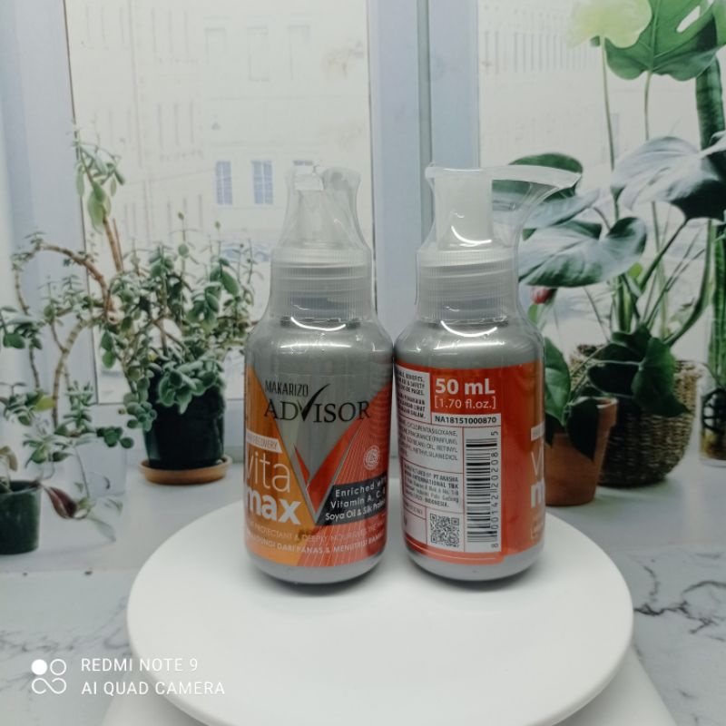 MAKARIZO ADVISOR HAIR RECOVERY VITA MAX 50 ml| VITAMIN RAMBUT UNTUK MELINDUNGI RAMBUT DARI SINAR MATAHARI DAN MENUTRISI RAMBUT