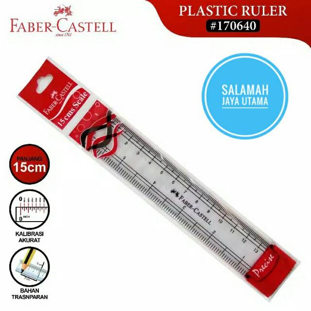 

Penggaris Faber Castell 15 Cm
