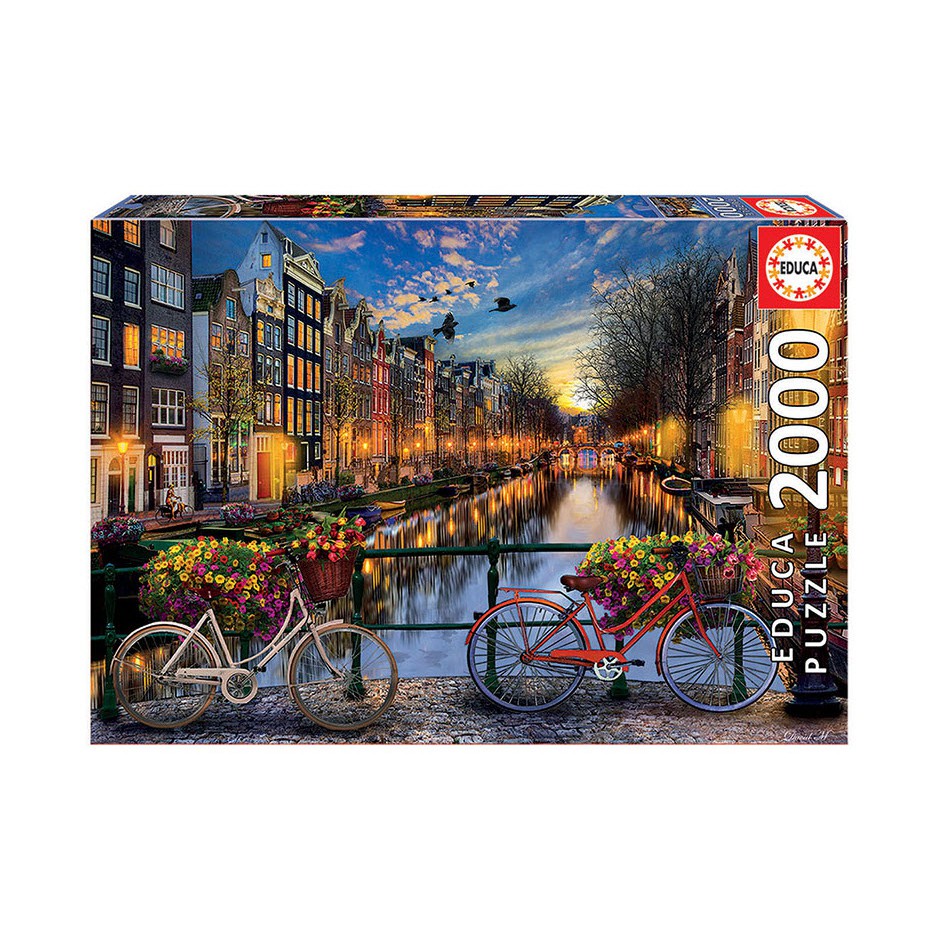 Jigsaw Puzzle: Educa - Amsterdam - 2000 Piece