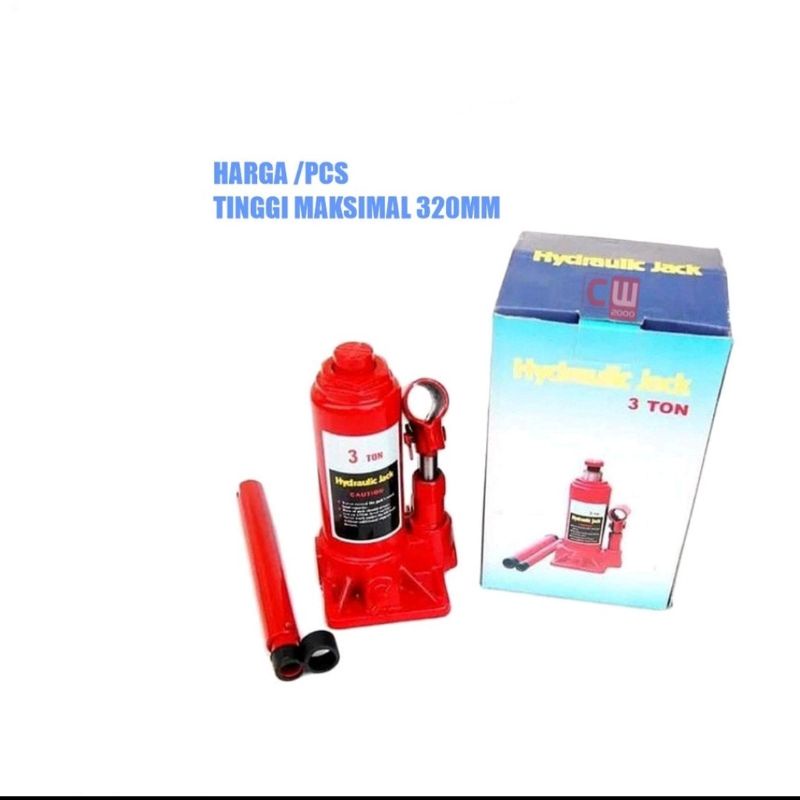 3 Ton Dongkrak Botol Mobil Universal 3 TON