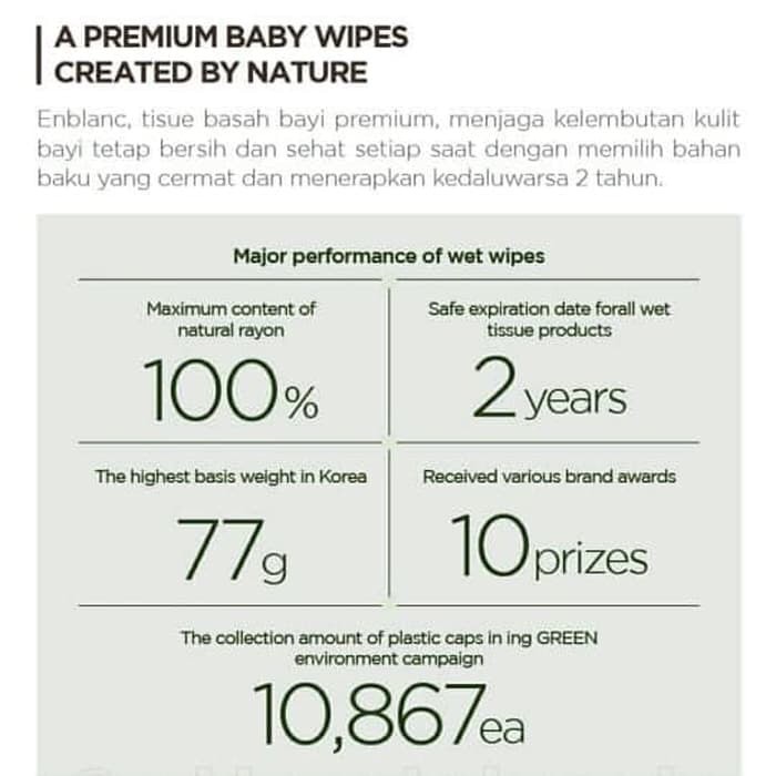 Makassar ! Enblanc Indipink Premium Baby Wipes