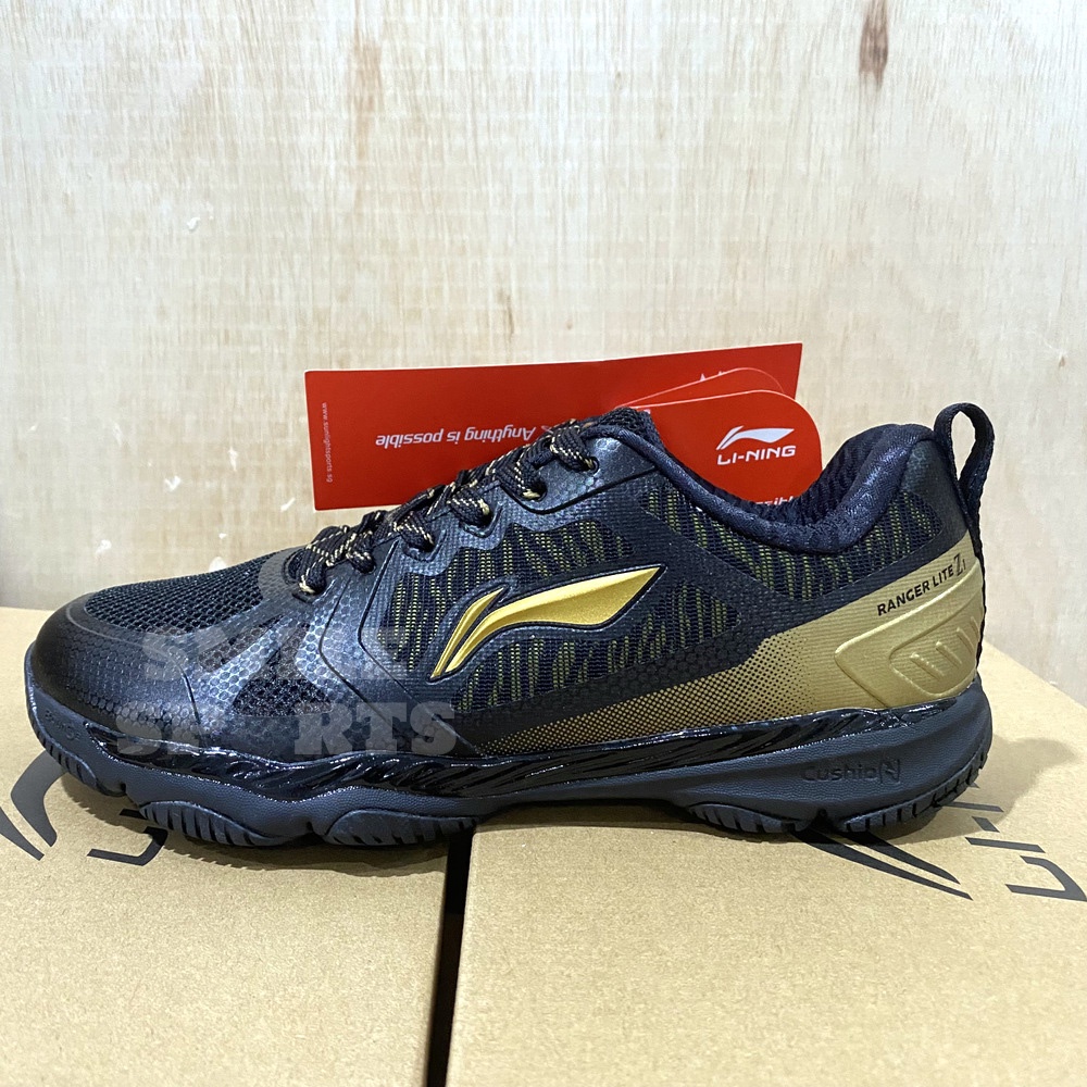 Jual Sepatu Badminton LiNing - Li-Ning AYTS075 Ranger Lite Z1 Black ...