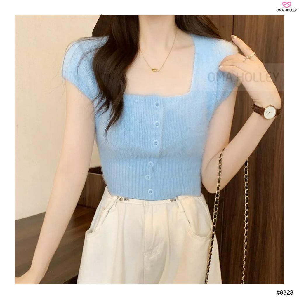 (COD) OH Fashion Blouse Sophia Knit Import #9328 🟠