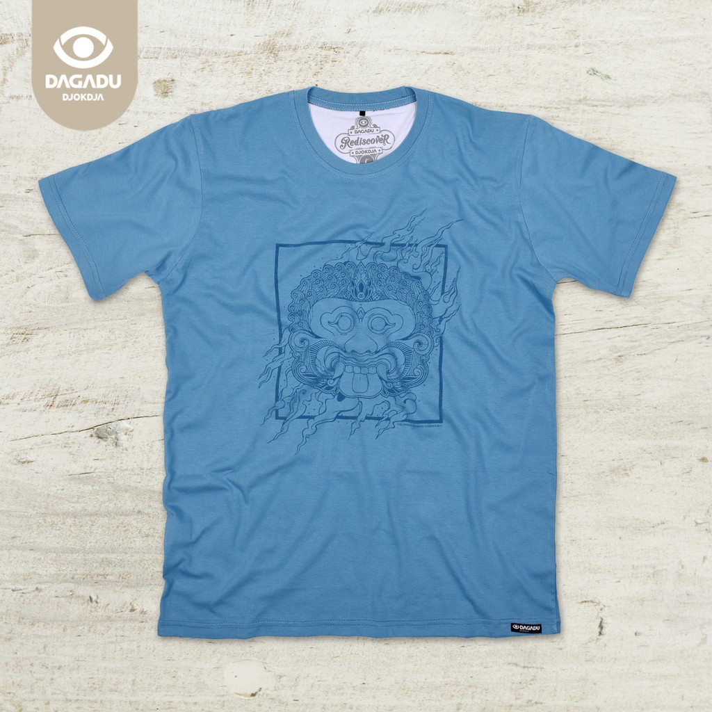 

Dagadu kaos dagadu aseli official - kalamakara (biru greyish)