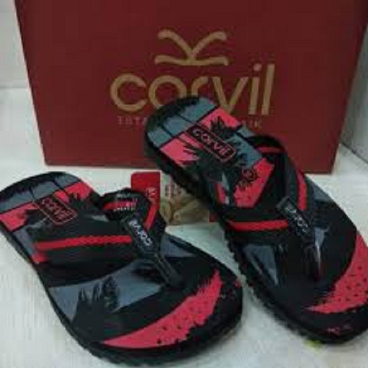 SANDAL CARVIL Tanggung MALADEWA BLACK Rad Size 33-37 / Sandal Casual/sandal carvil anak/sandal pria/wanita