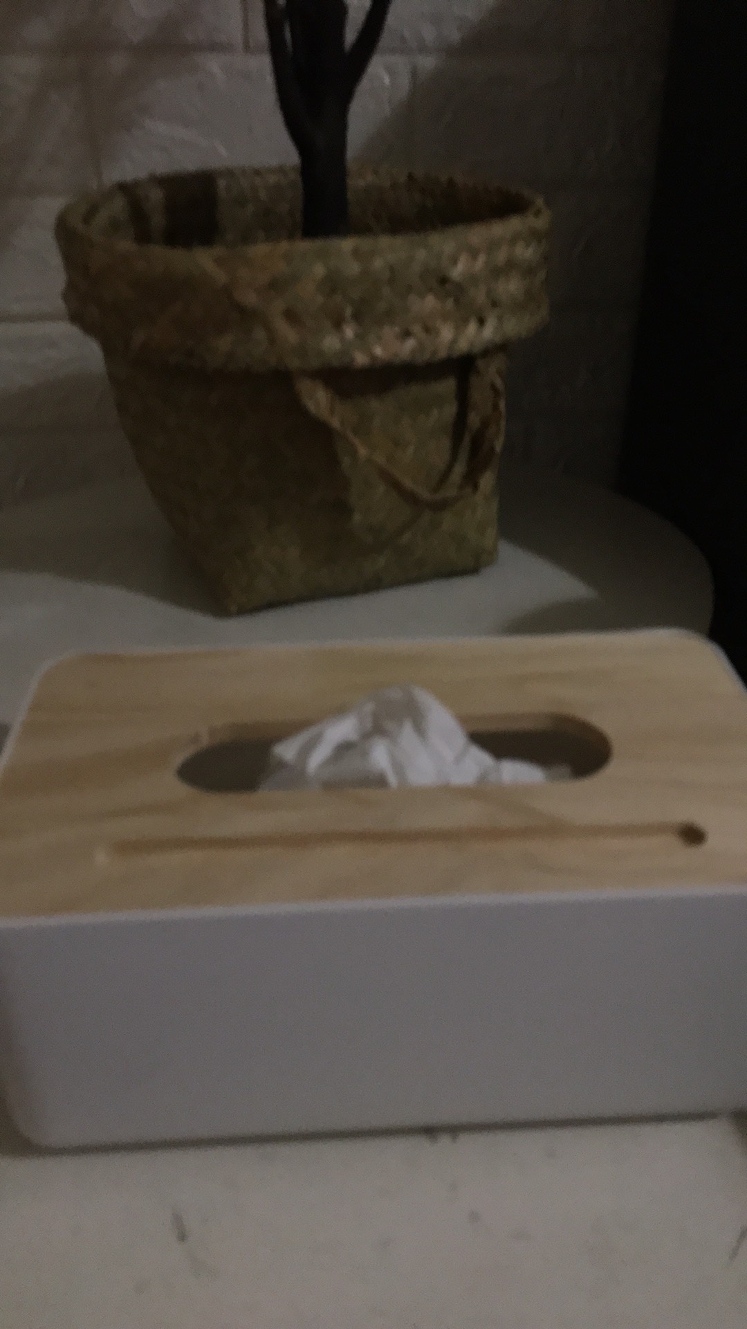 Kotak Tisu 2in1 /tissue Box Persegi Panjang / Tempat Tissu Dengan Slot Handphoe Premium