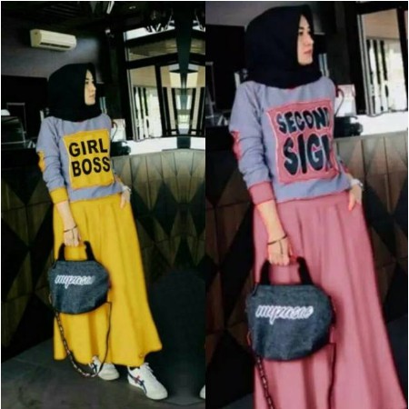 BAJU WANITA TERBARU PAKAIAN SETELAN MUSLIM ARINDA WANITA OUTFIT BUSANA MUSLIM SET MURAH