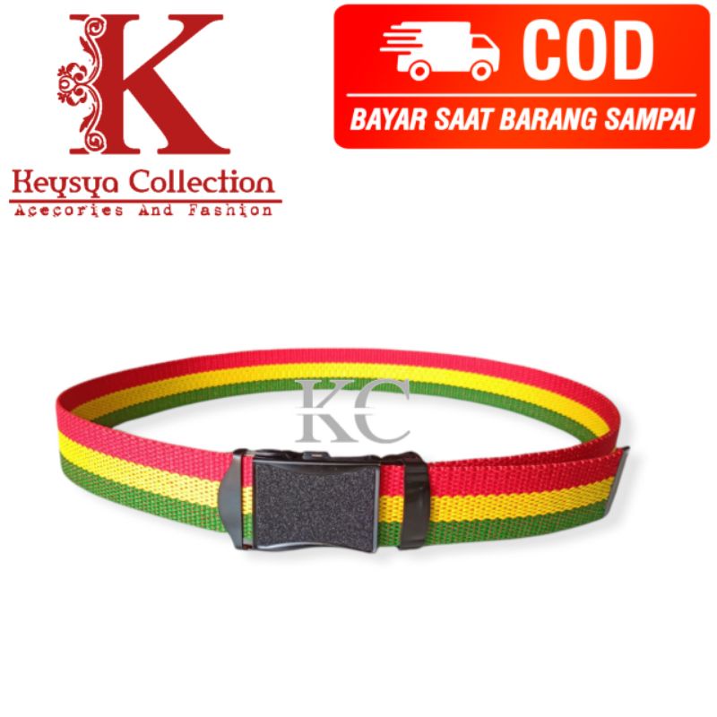 ikat pinggang pria tali rasta/ sabuk rasta pria